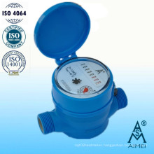 Single Jet Dry Dial Plastic Body Water Meter